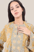 Long floral cotton jellabiya dress